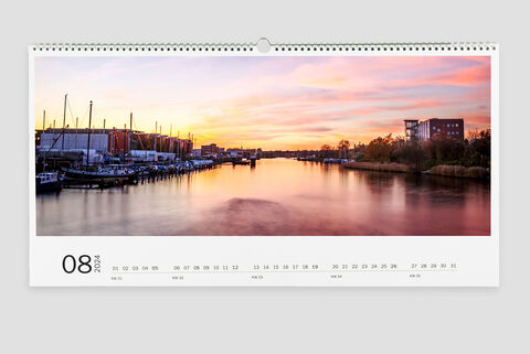 Calendar de perete XXL panoramic